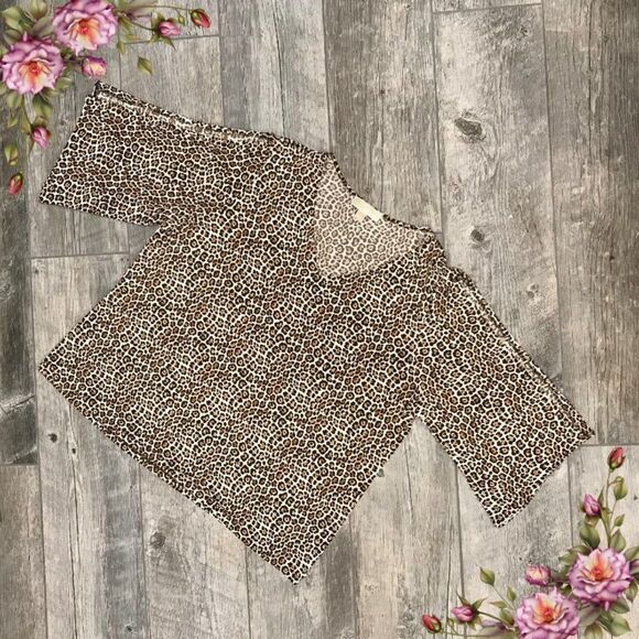 Michael Kors animal print top - Picture 1 of 10